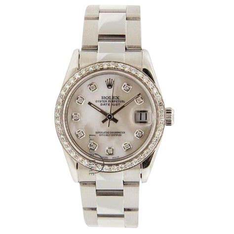 78240 rolex mop diamond dial and diamond bezel president bracelet